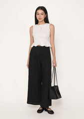 Denzel Linen Wide Leg Pants