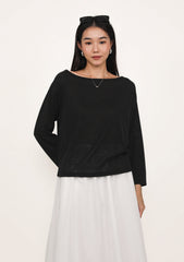 Henri Long Sleeve Sheer Top