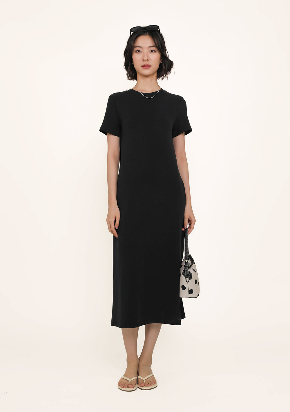 Off Duty T-shirt Midi Dress