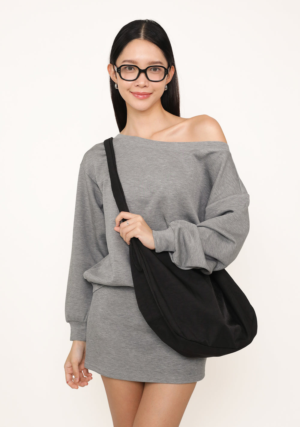 Saffy Hobo Ruched Sling Bag