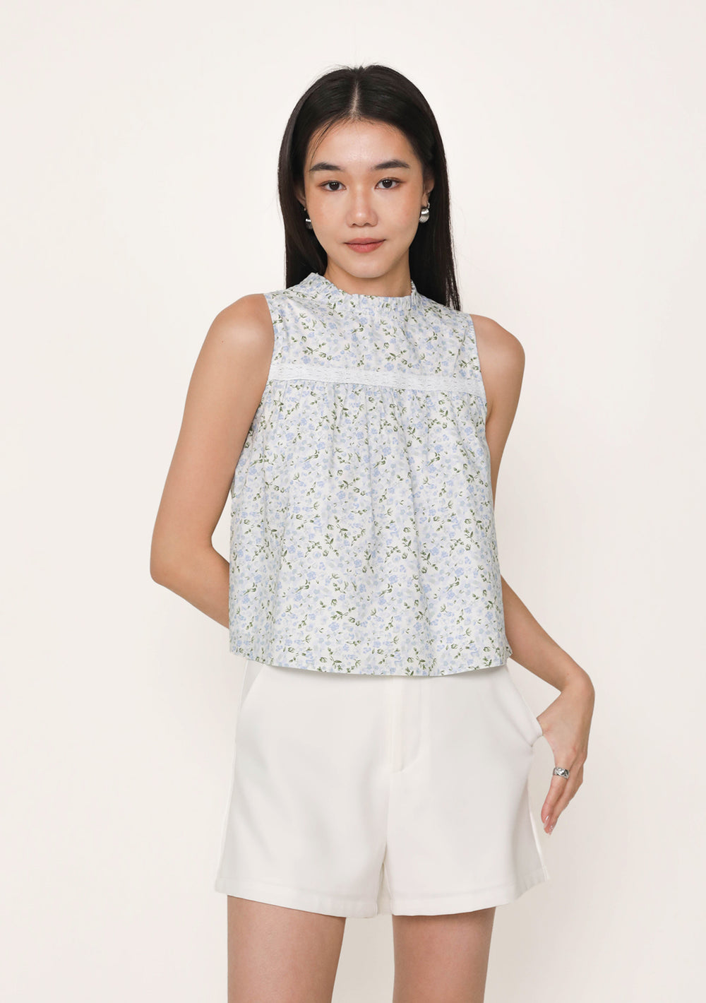 Jude Babydoll Blouse (Florals)