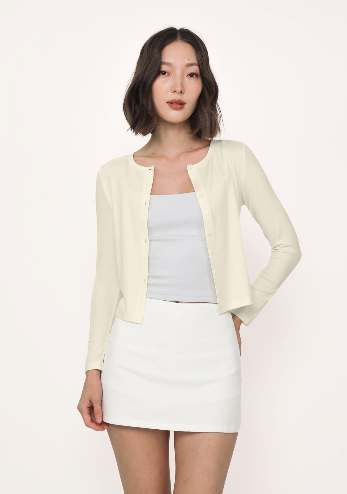 Emma Basic Button Cardigan – The Tinsel Rack