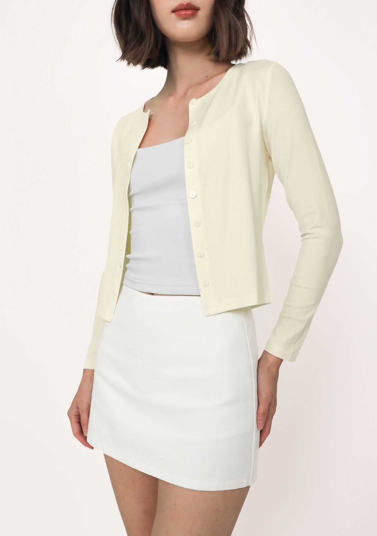 Emma Basic Button Cardigan – The Tinsel Rack