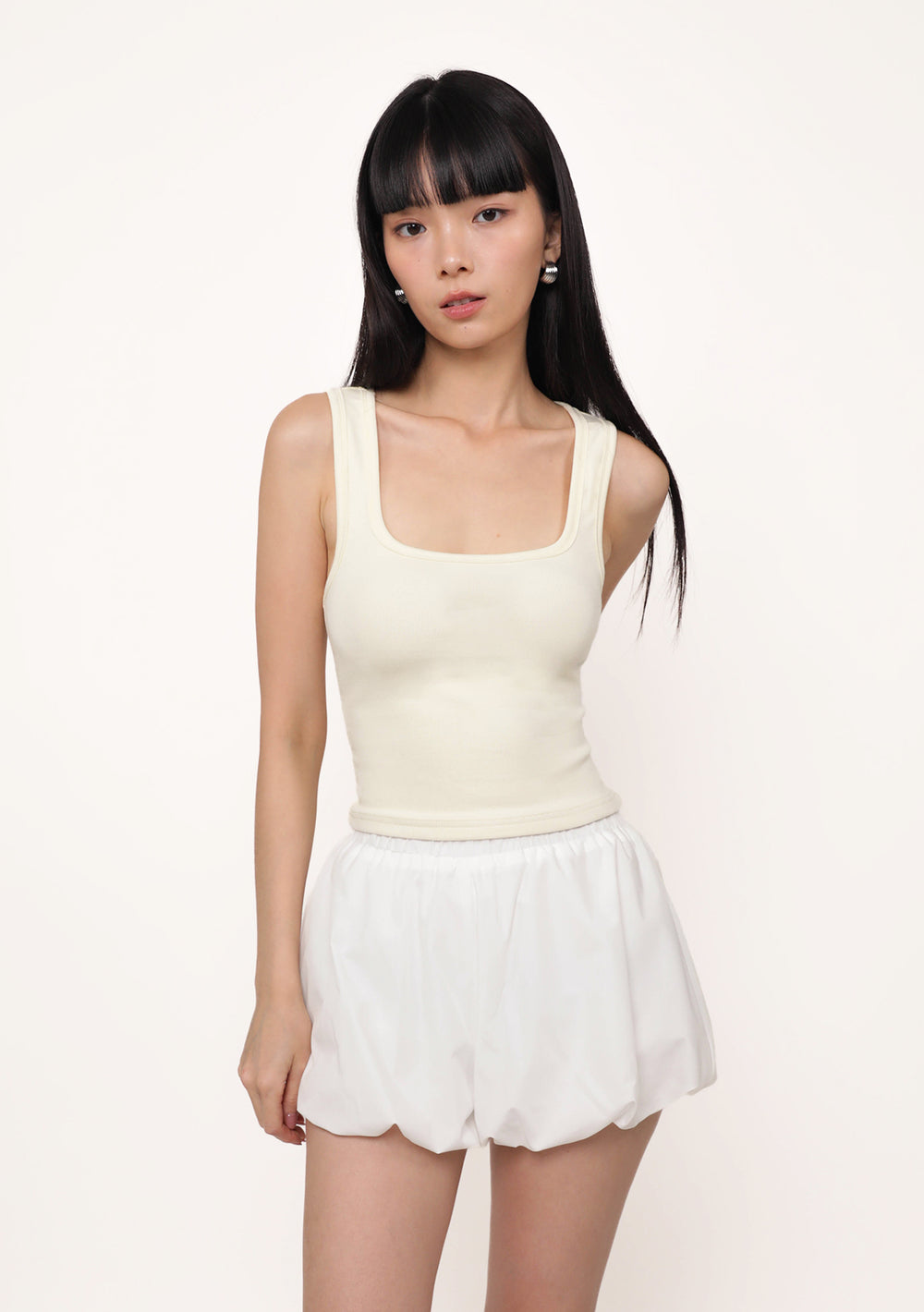 Renee Ribbed Padded Top