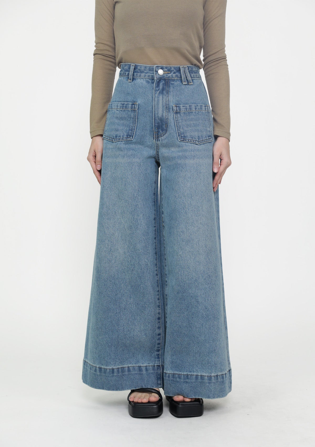 【TAAKK】 WIDE DENIM PANTS TAAKK DENIM TYPE 2 WIDE DENIM