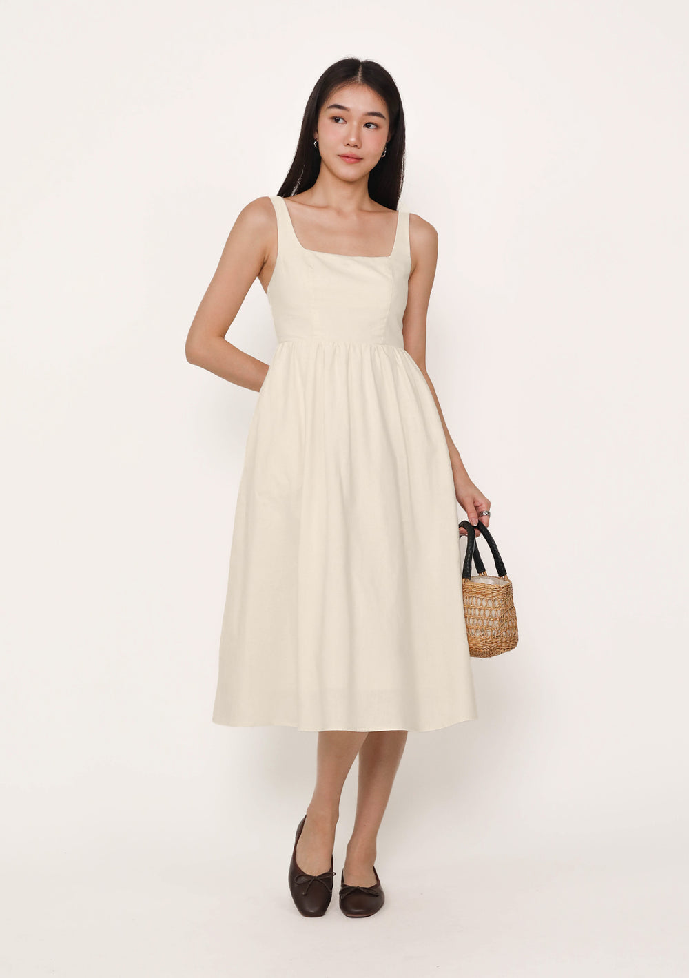 Sadie Padded Midi Dress