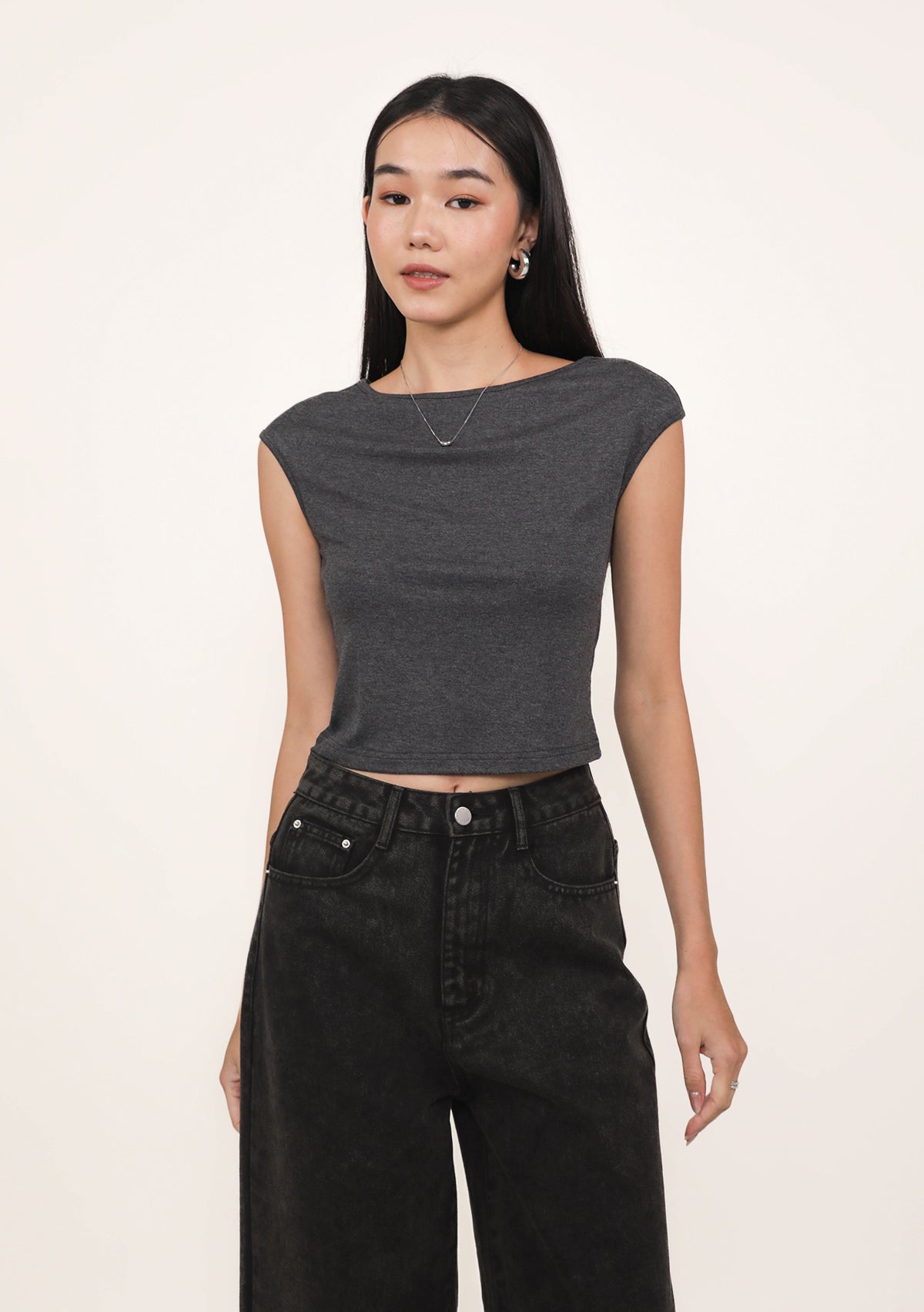 Drea Basic Boat Neck Top – The Tinsel Rack