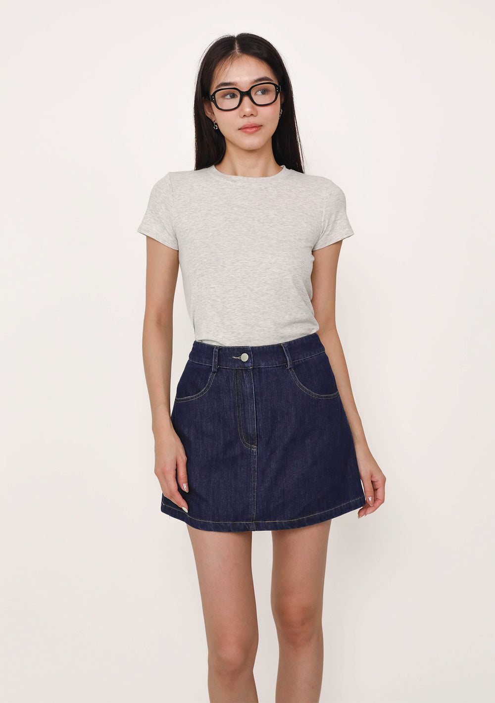 Peyton Denim Skorts