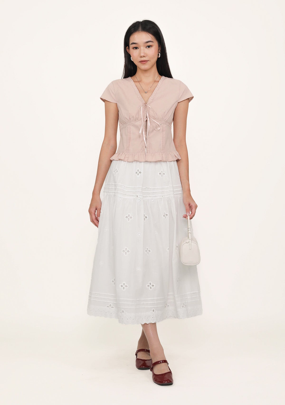 Manila Lace Trim Ribbon Blouse – The Tinsel Rack