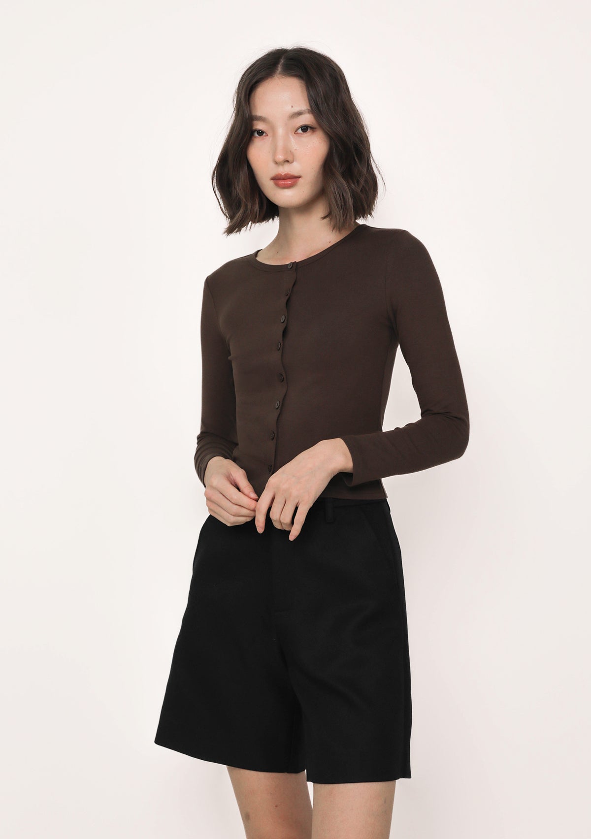 Emma Basic Button Cardigan – The Tinsel Rack