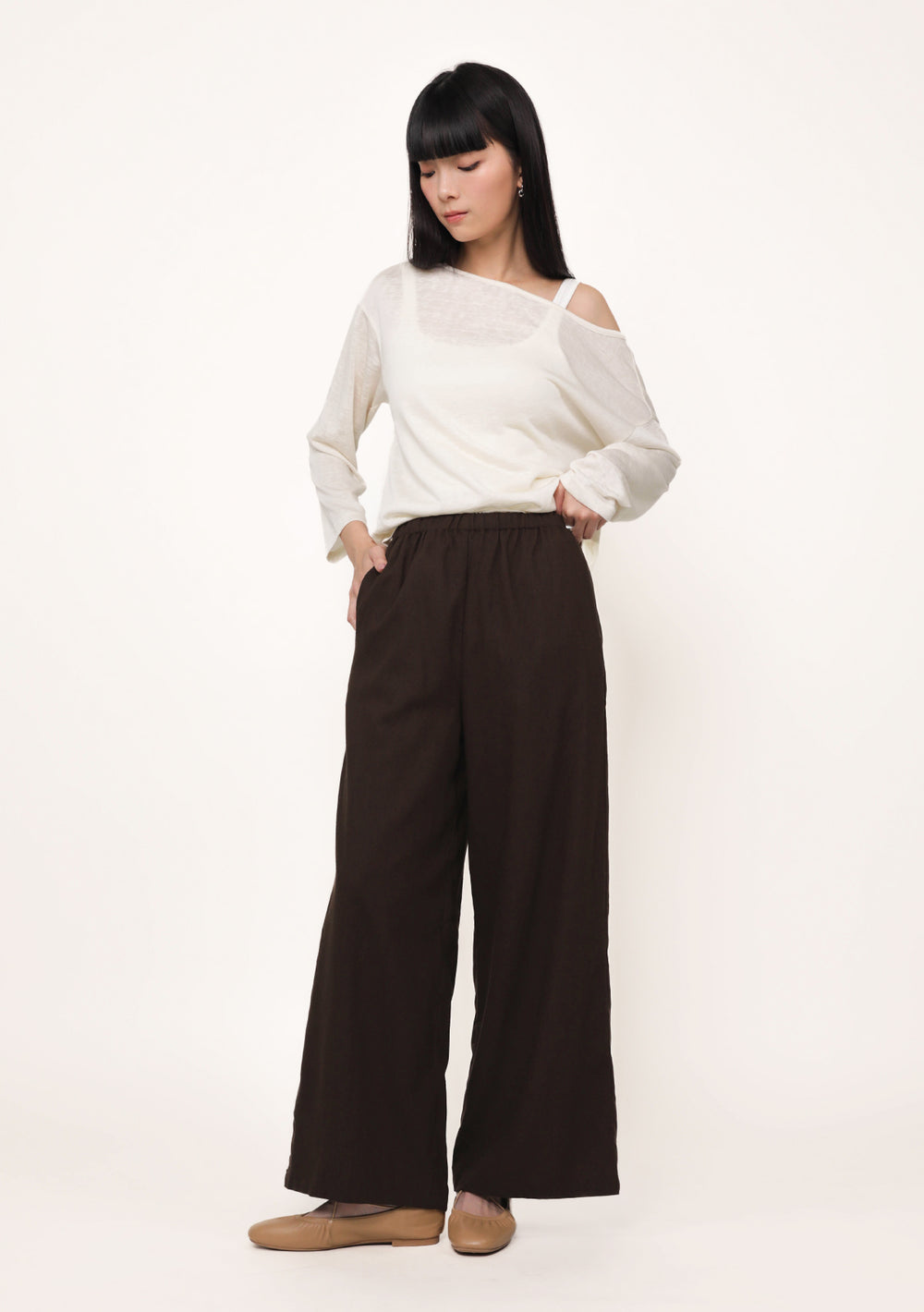 Petite Kairi Linen Pants