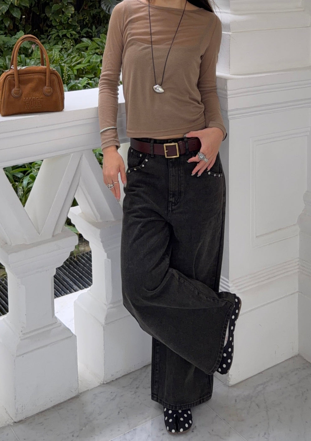 Rogue Studded Denim Jeans