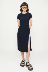 Irene Front Slit Midi Dress