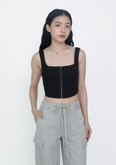 Jona Corset Denim Top