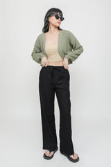 Regular Kierra Drawstring Linen Pants