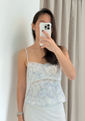 [ETA EARLY APR] BACKORDER Irina Lace Trim Padded Top (Floral)