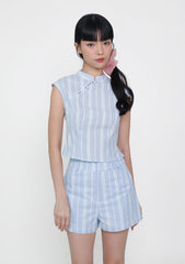 Yena Tailored Shorts (Plaid)