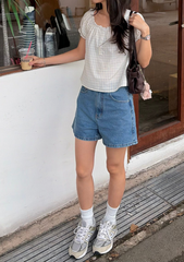 Juri Basic Denim Shorts