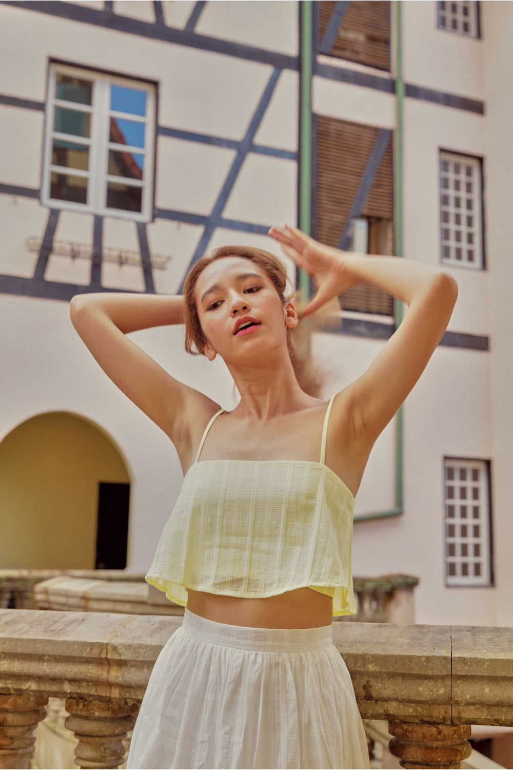Rumi Crop Flare Top
