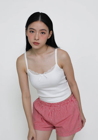 Uma Lace Layered Padded Top