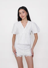 [ETA MID APR] BACKORDER Ariette Puffy Sleeve Babydoll Top