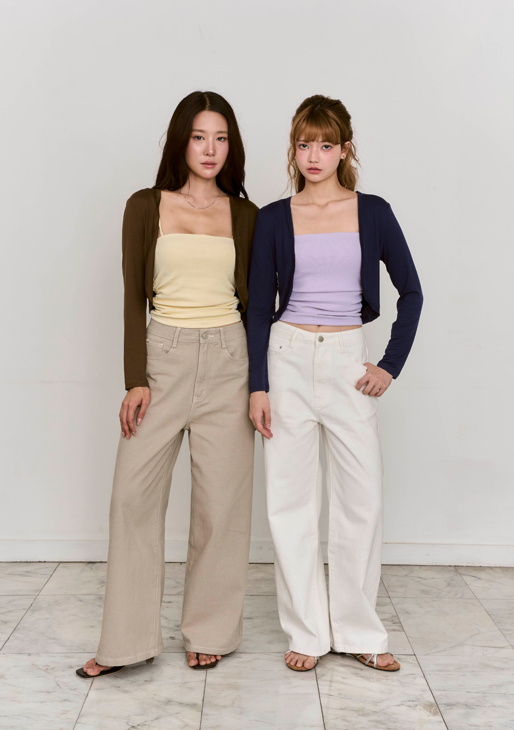 Benjamin Wide Leg Denim Jeans (Cotton)