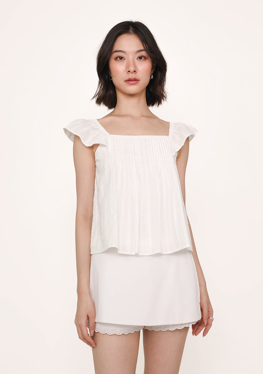 Cassie Flutter Sleeve Top