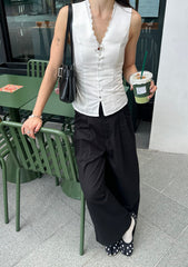 Diane Lace Trim Vest Top