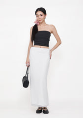 Elara Mesh Fishtail Maxi Skirt