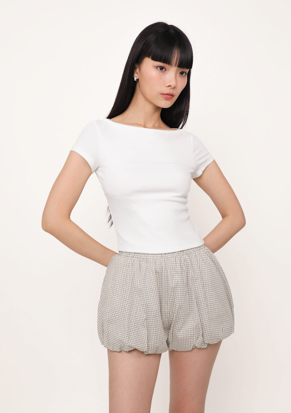 Florence Short Sleeve Padded Top