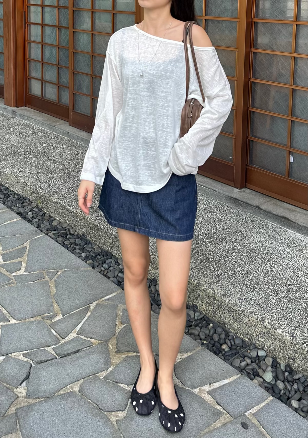 Henri Long Sleeve Sheer Top