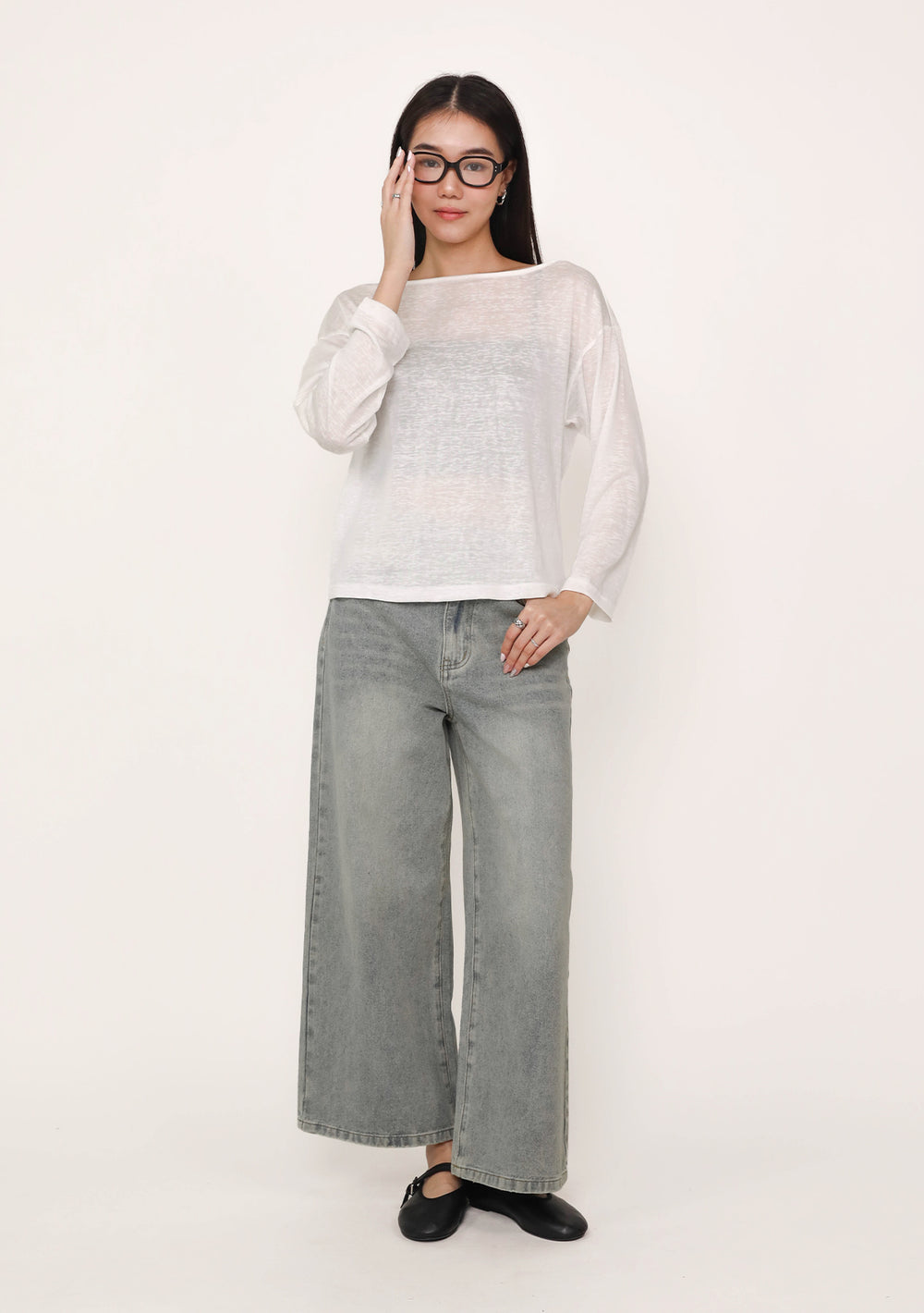 [ETA EARLY SEP] BACKORDER Henri Long Sleeve Sheer Top