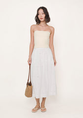 Maia Midi Skirt (Eyelet)