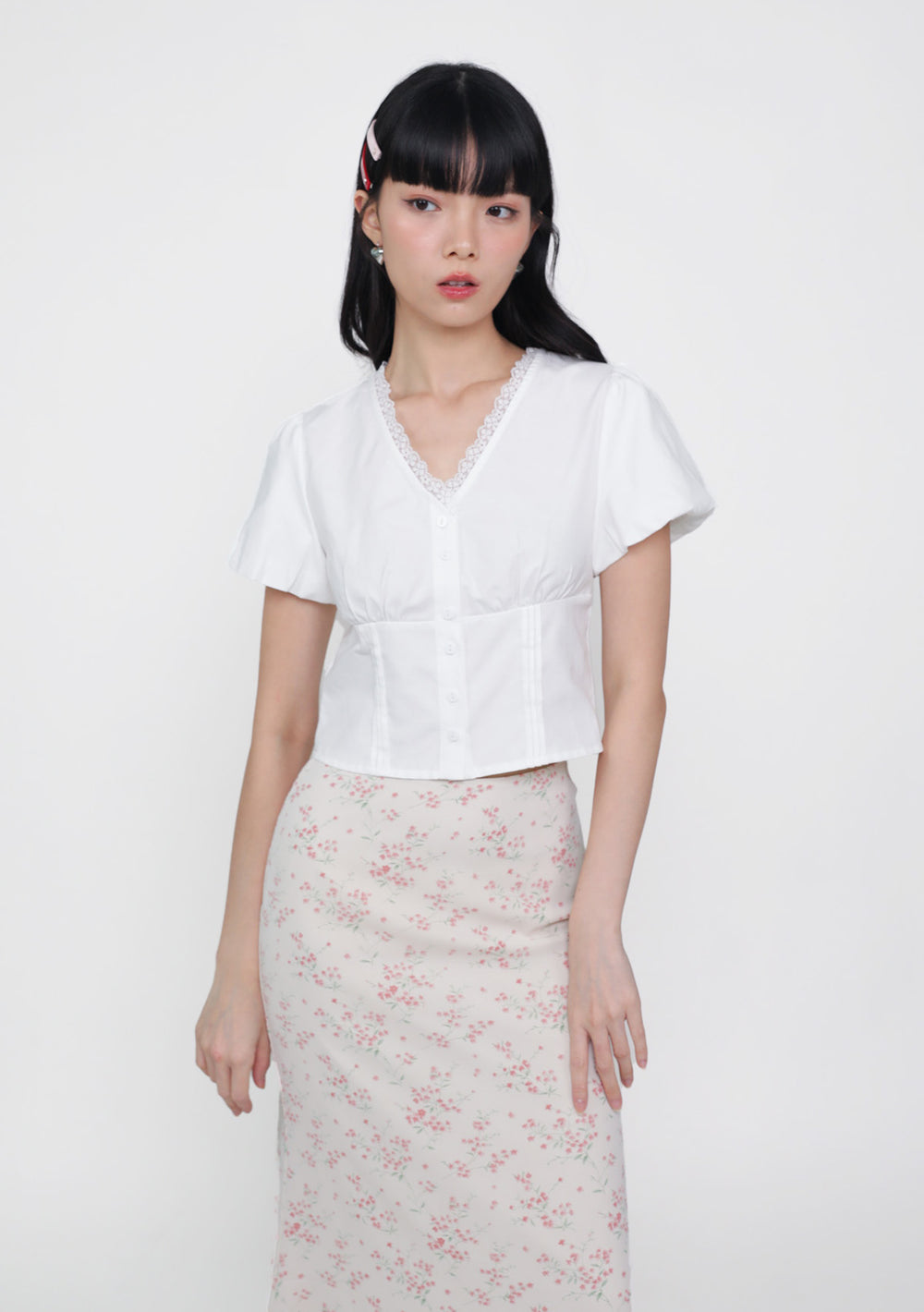 Mina Puff Sleeve Blouse