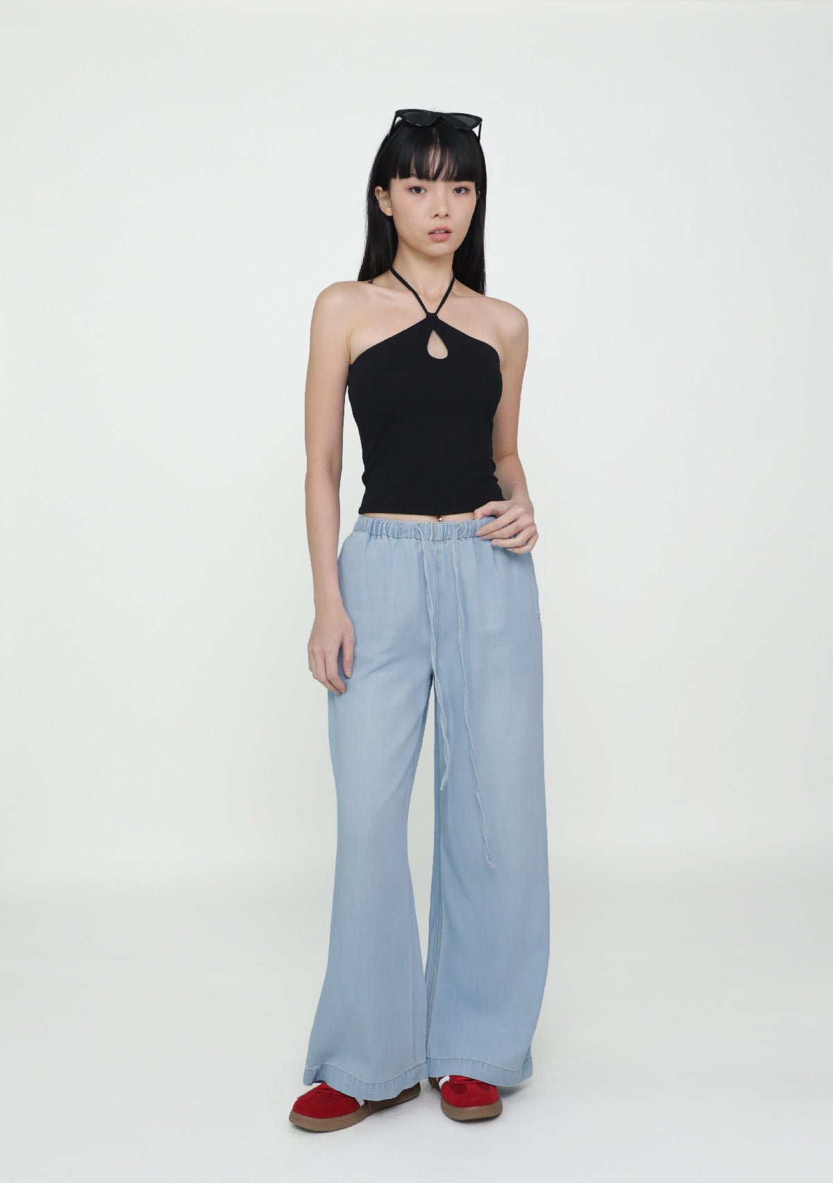 Xenia Halter Keyhole Padded Top – The Tinsel Rack