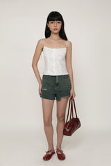 Adam Frayed Denim Shorts  Version 2