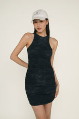 Aerin Asymmetrical Ruch Side Dress