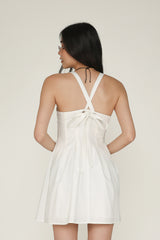 Alora Tie Back Mini Dress