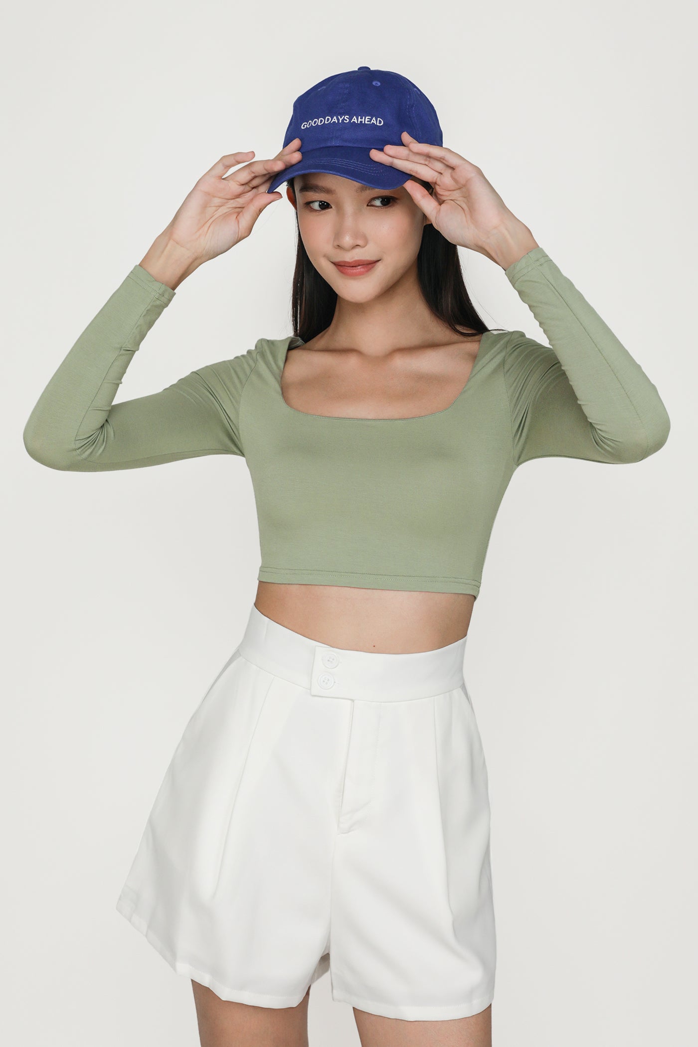 Avril Long Sleeve Padded Top – The Tinsel Rack
