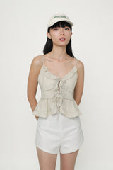 Ayana Curved Hem Shorts