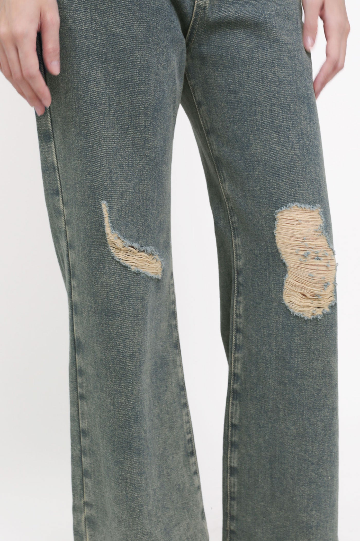 Braven Ripped Bootcut Denim Jeans – The Tinsel Rack Braven Ripped Bootcut Denim Jeans – The Tinsel Rack
