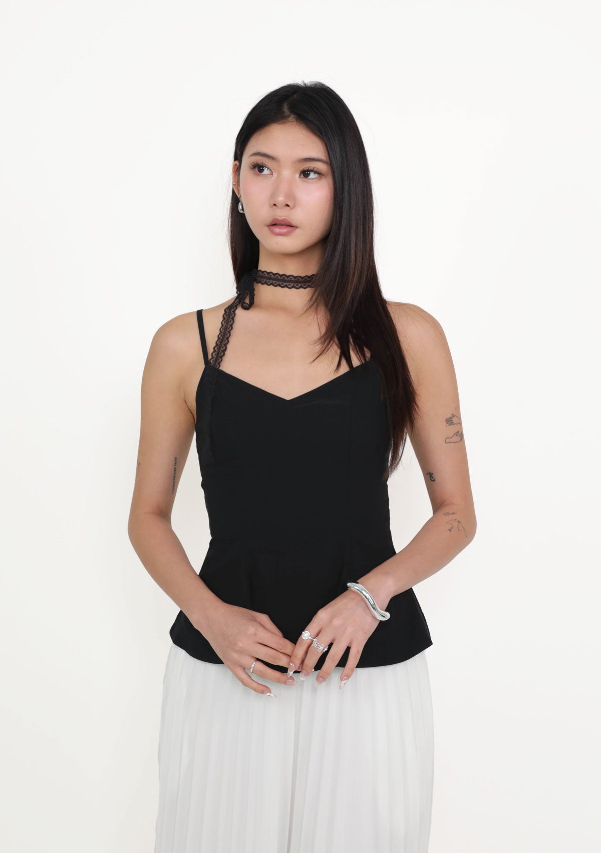 Dulcie Peplum Padded Top – The Tinsel Rack