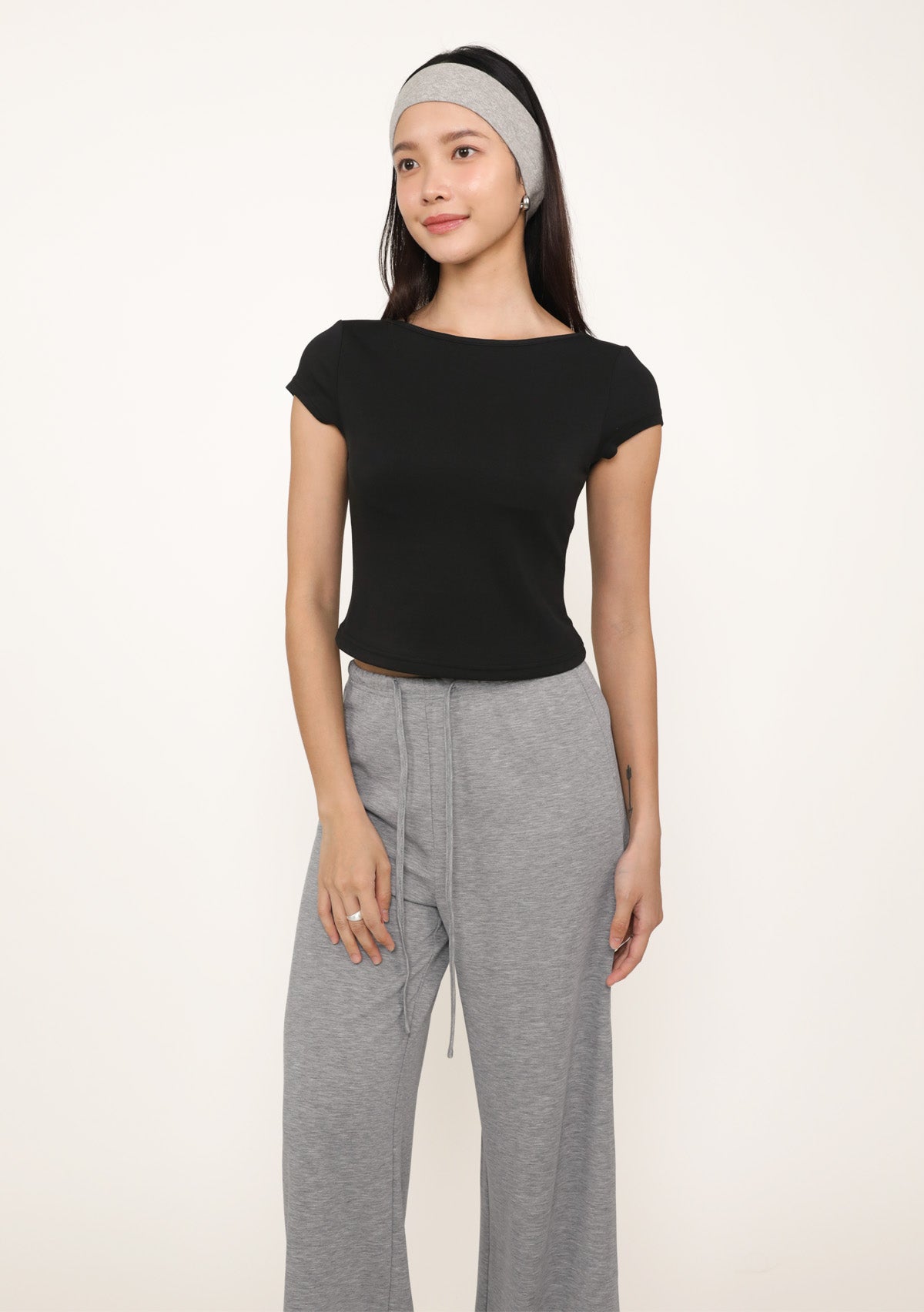 Lara Boat Neck Sleeve Padded Top – The Tinsel Rack