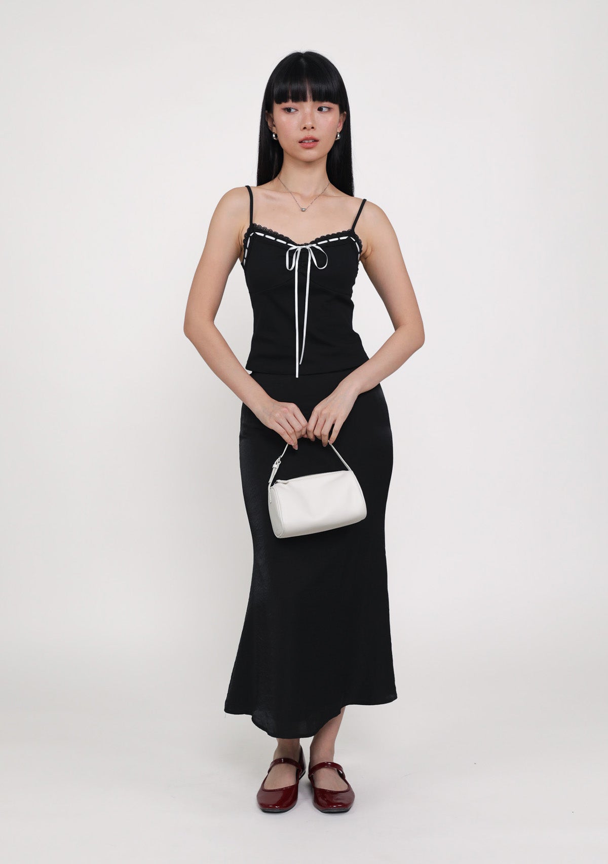 トップス Her Praha litmus Padded ribbon buister Pop Stars Carmine Cami – Roller Rabbit