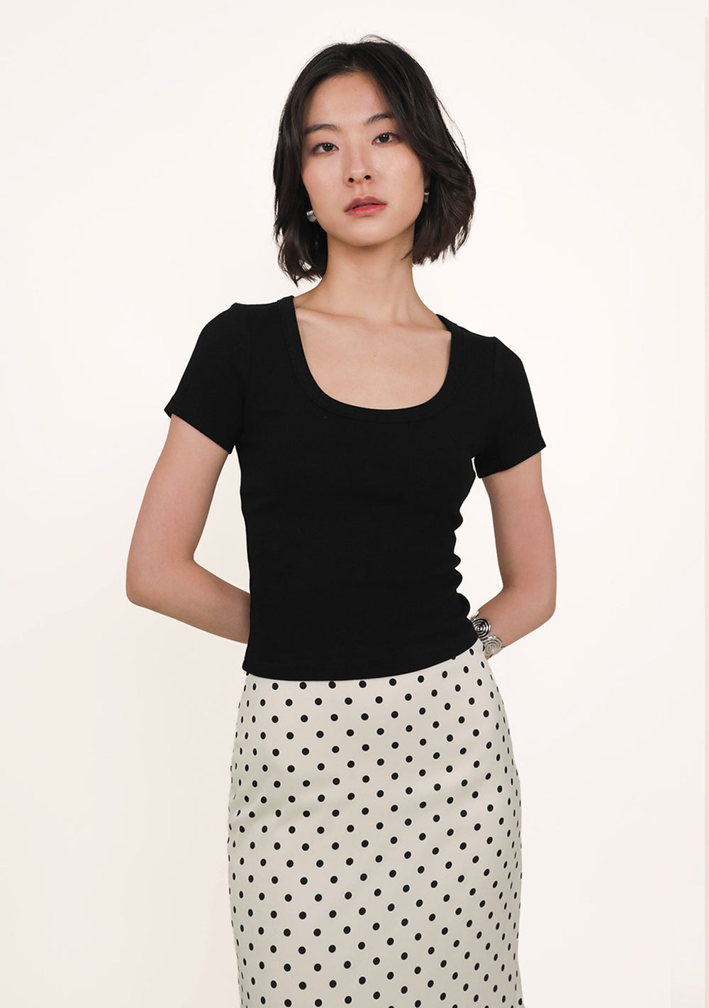 Luca U Neck Padded Top