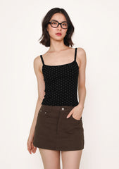 Nala Basic Padded Top (Polka Dots)