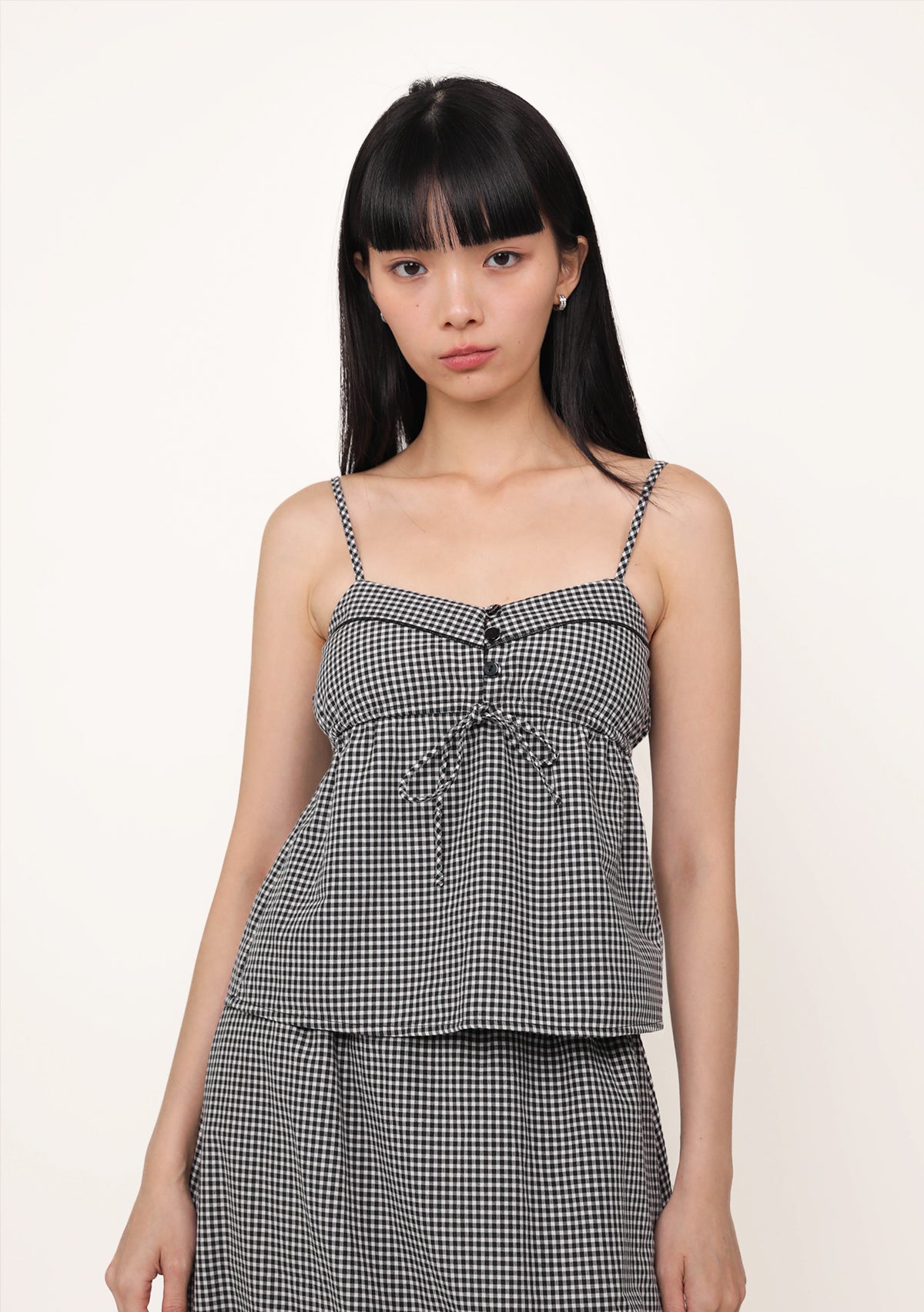Nora Babydoll Padded Top (Plaid) – The Tinsel Rack