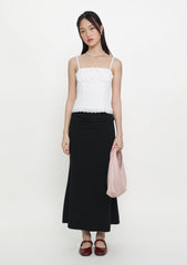 Sevyn Ruched Maxi Skirt