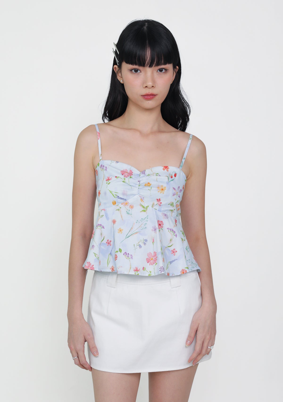 Marcella Bustier Padded Top (Watercolour) – The Tinsel Rack