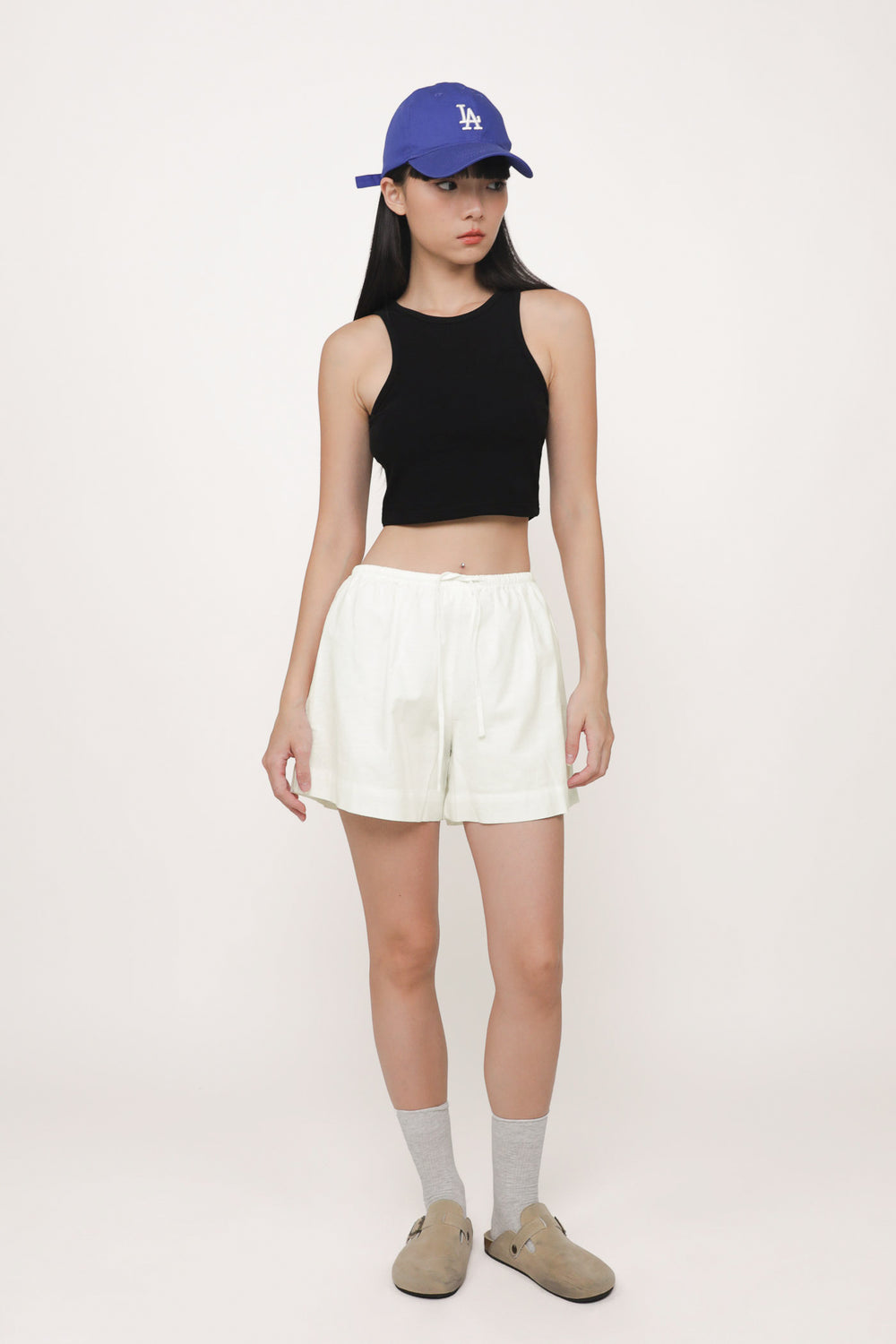 Bravo Racercut Crop Padded Top